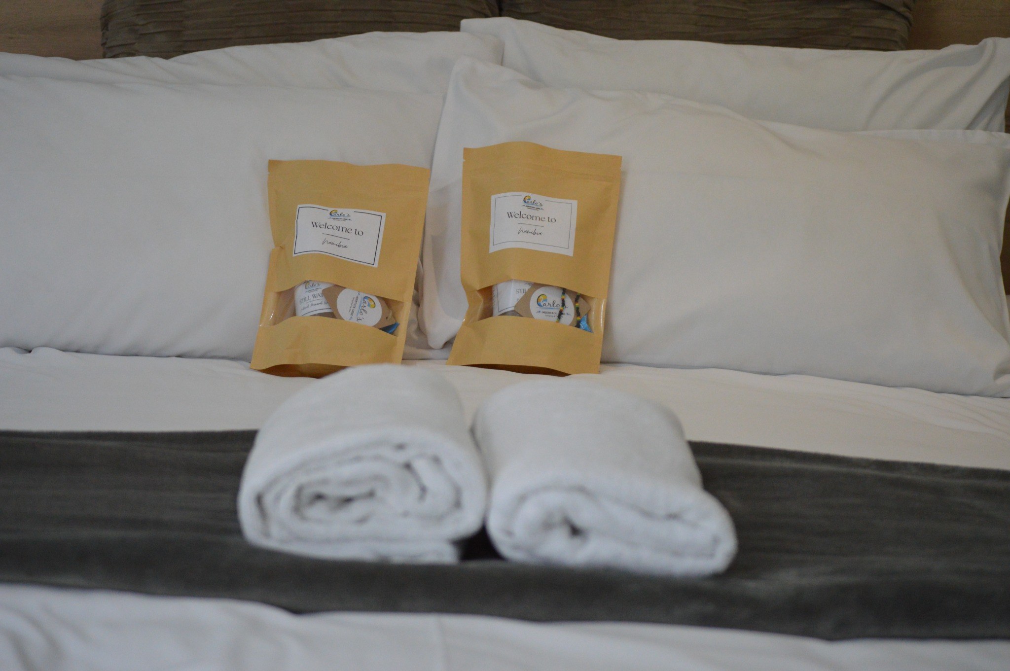 Fresh towels and crisp guest room bedding